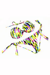 Neon Pattern Bikini