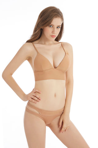 Nude Longline Biege Bikini