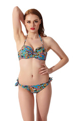 Floral Pattern 2 Piece Bikini