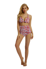 Sail Boat Pattern Bikini